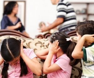family fighting