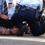 taking video of police